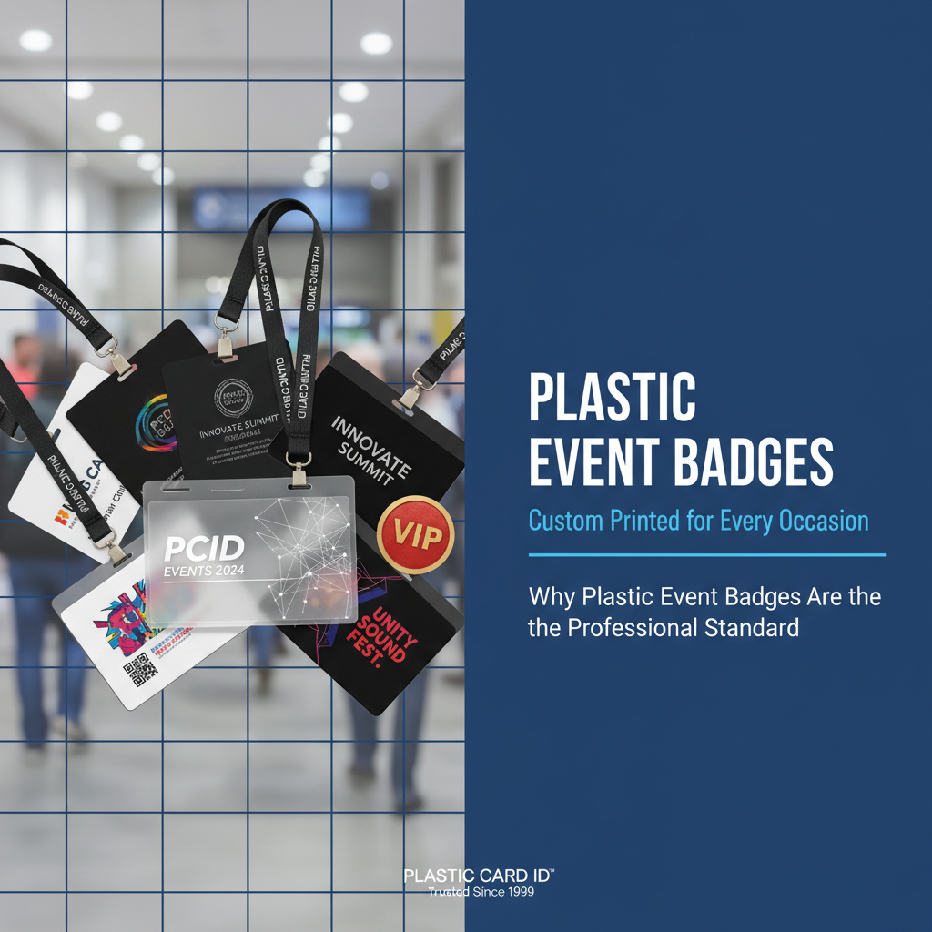 Why Plastic Event Badges Are the Professional Standard