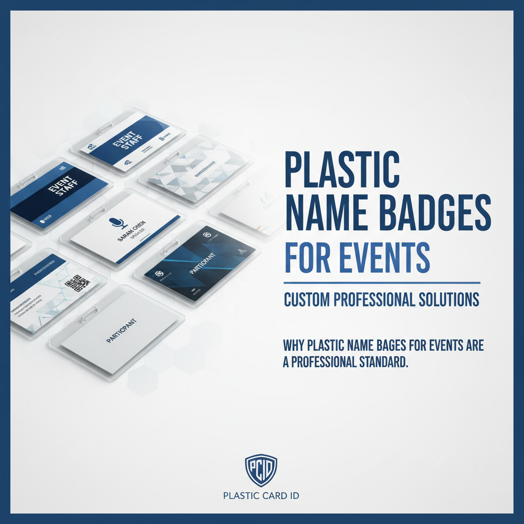 Why Plastic Name Badges For Events Are a Professional Standard