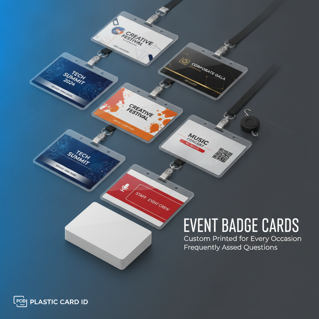 Frequently Asked Questions About Event Badge Cards