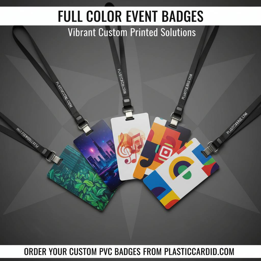 How to Order Your Custom Full Color Event Badges from PlasticCardID.com