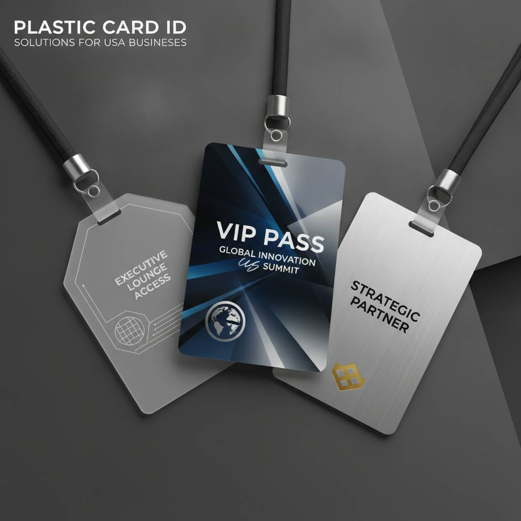 Custom Plastic Badges for Conferences and Trade Shows